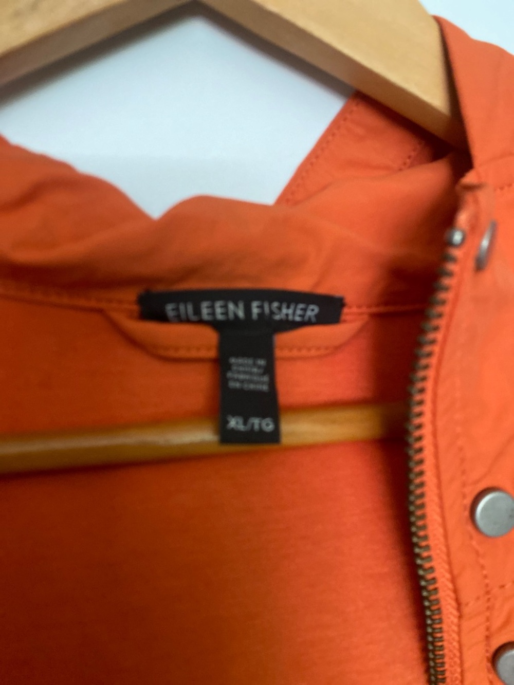 Eileen Fisher XL Anorak Hooded Jacket - Picture 4 of 15
